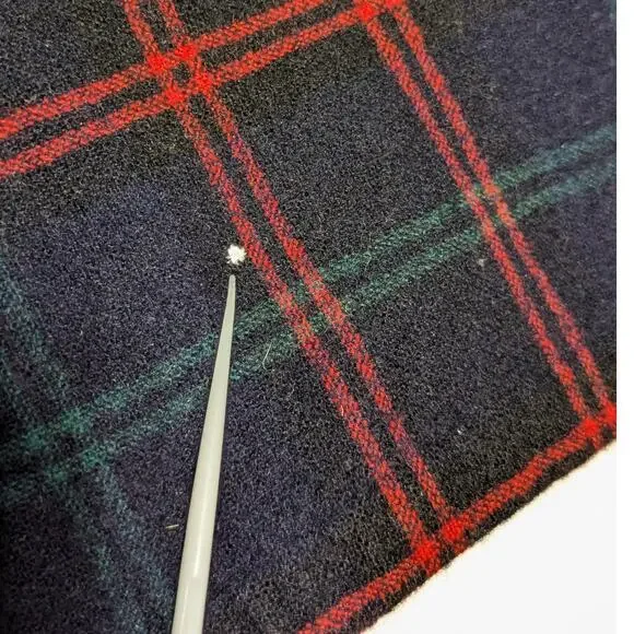 Vintage 70s Pendleton Field Shirt Button Down Plaid Red Blue Green Mens X-Large - Picture 5 of 5